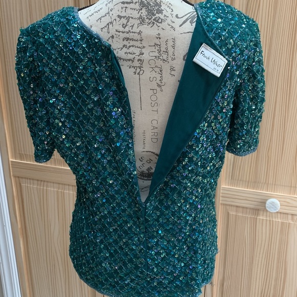 Frank Usher London sequin top - Picture 5 of 5